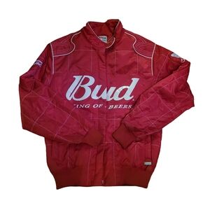 Nascar Red Bomber Jacket